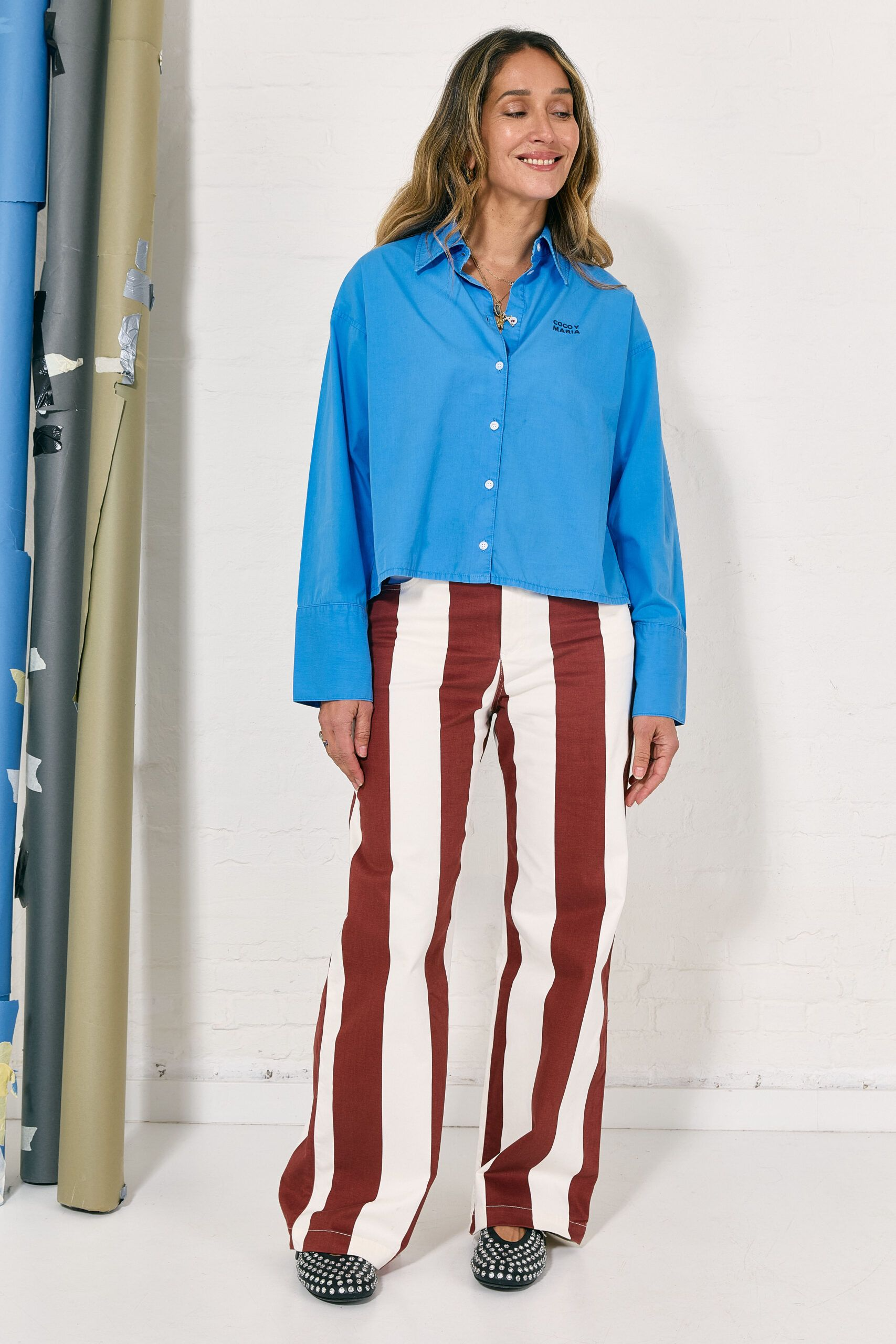 Camilla Pants Bordeaux