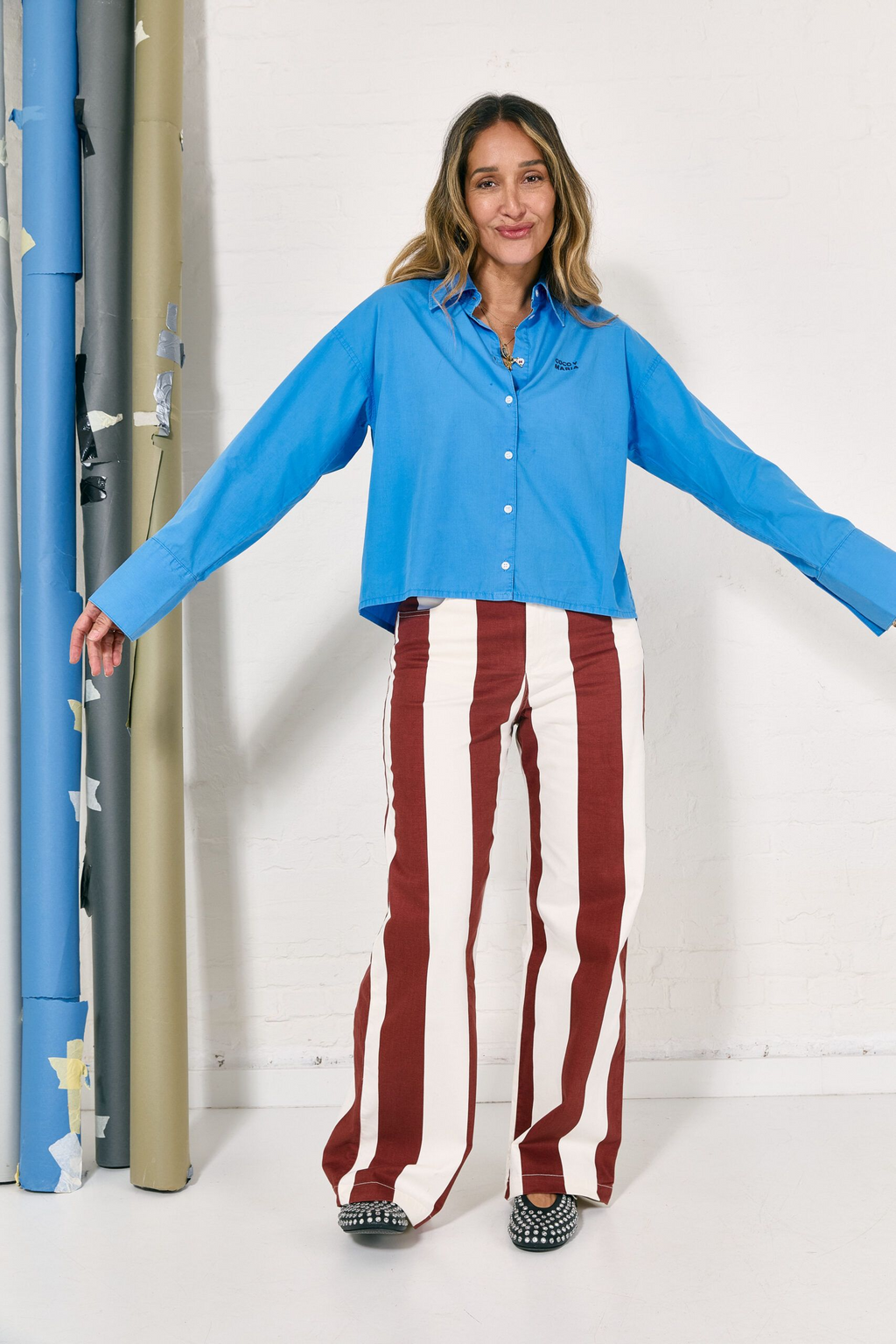 Camilla Pants Bordeaux