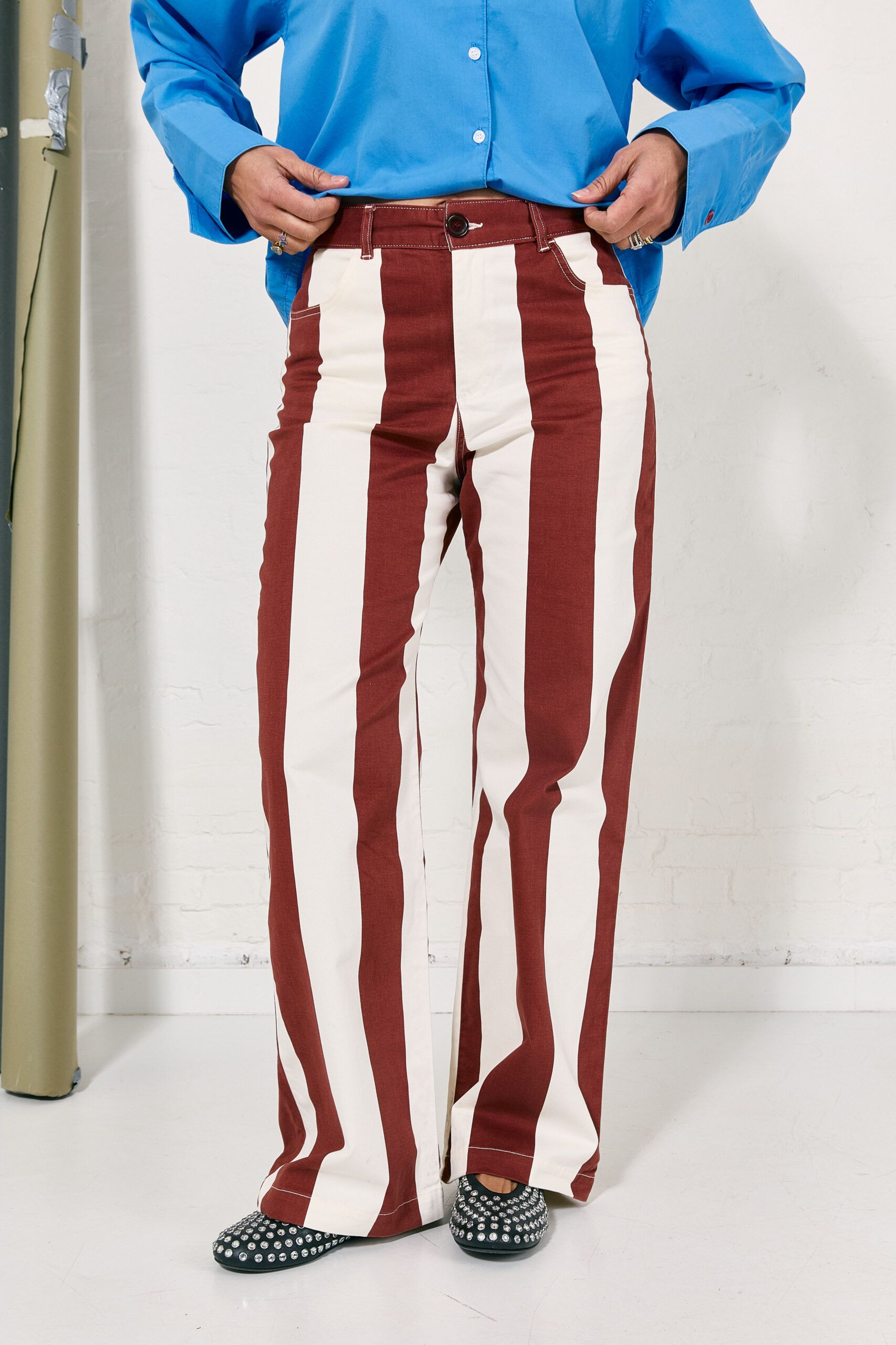 Camilla Pants Bordeaux