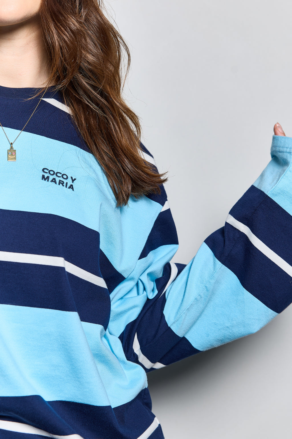 EMILIA LONG-SLEEVE STRIPED