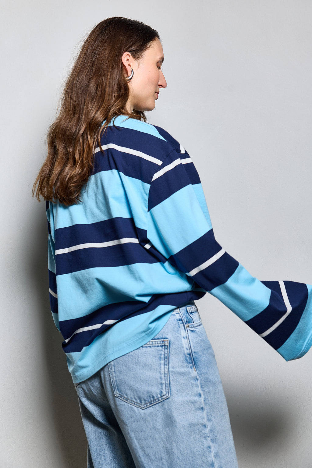 EMILIA LONG-SLEEVE STRIPED
