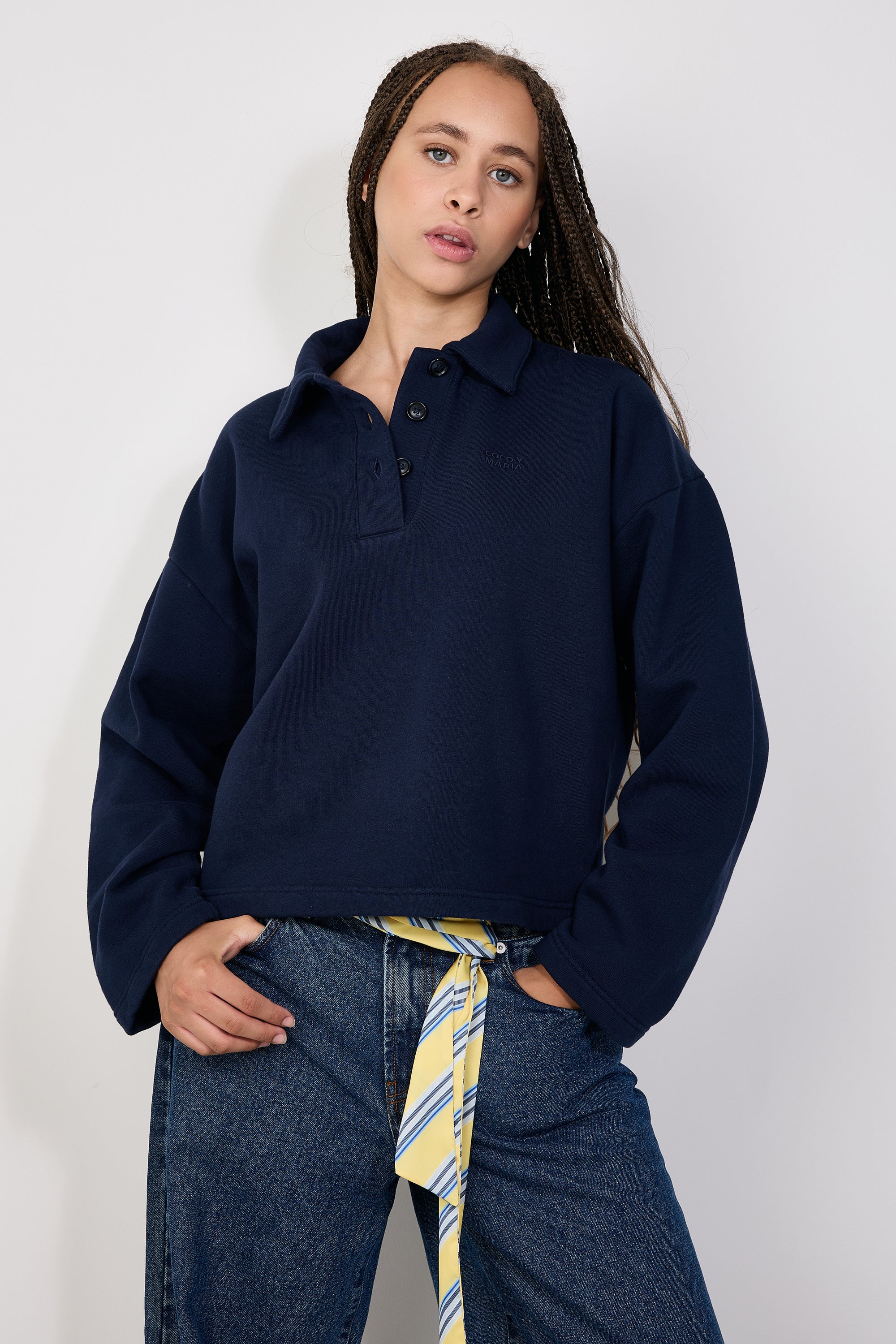 Coco polo navy blue