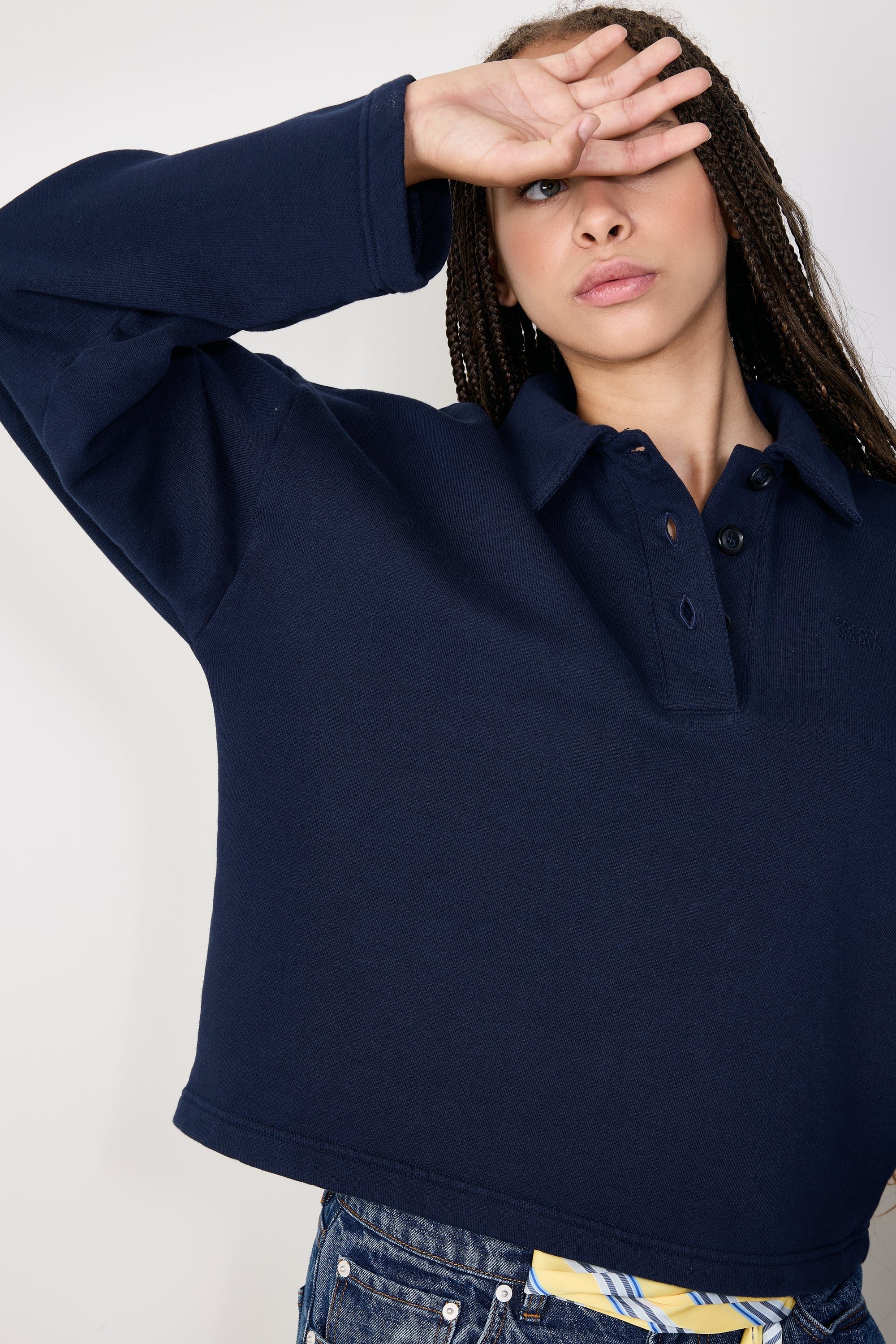 Coco polo navy blue