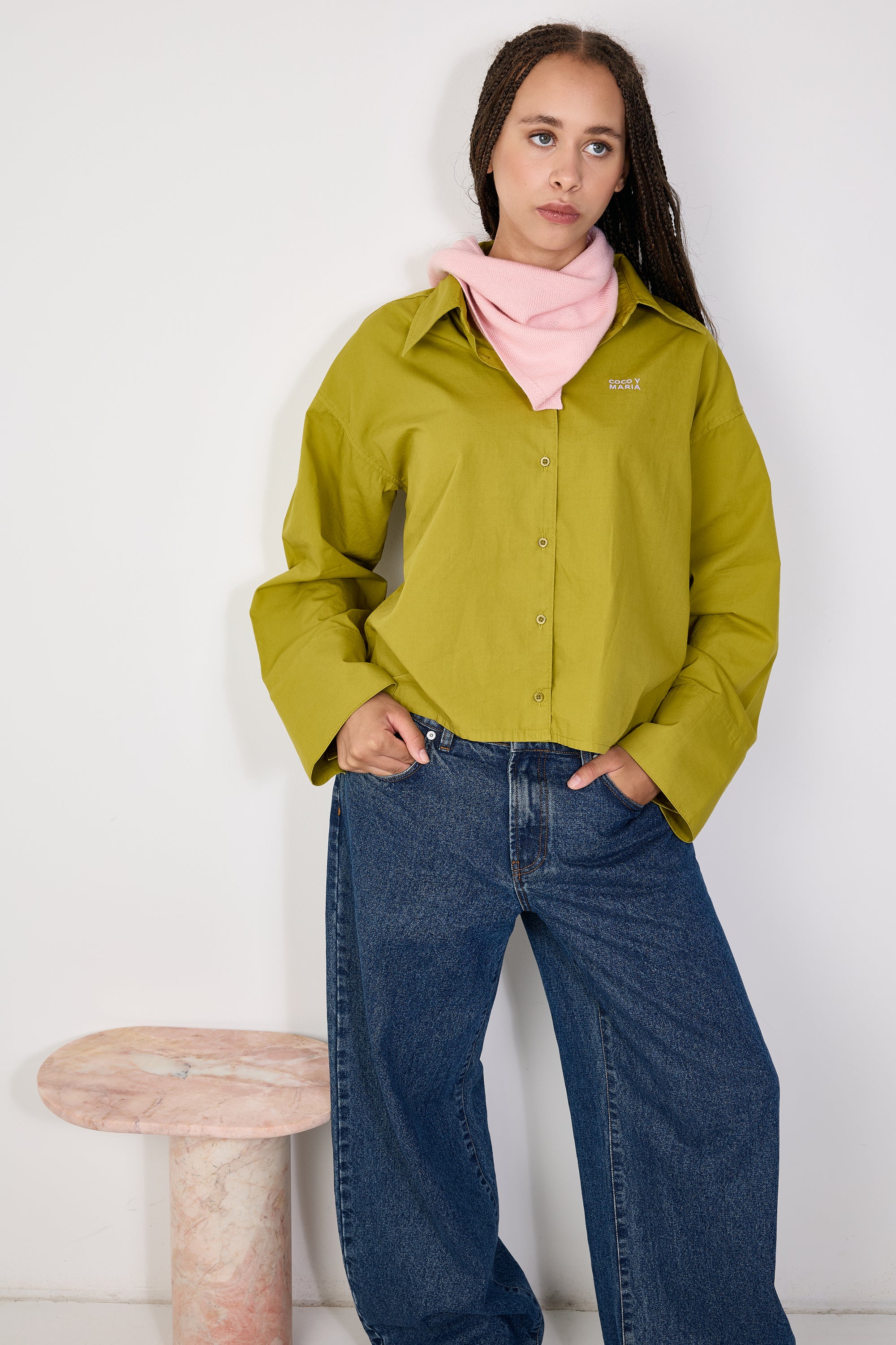 La camisa pistachio
