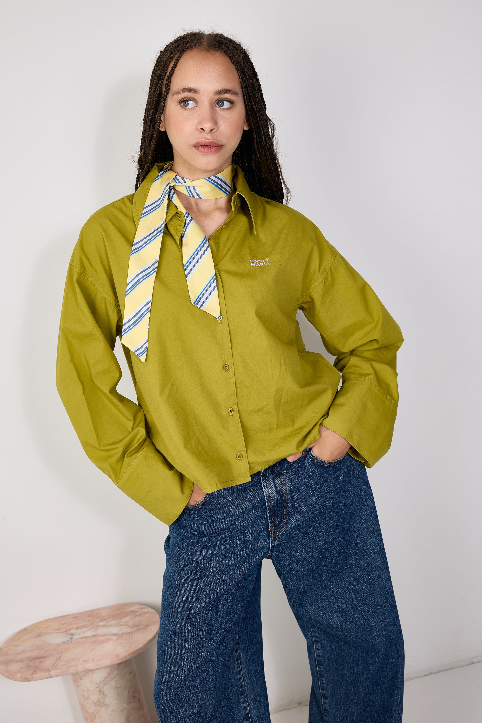 La camisa pistachio