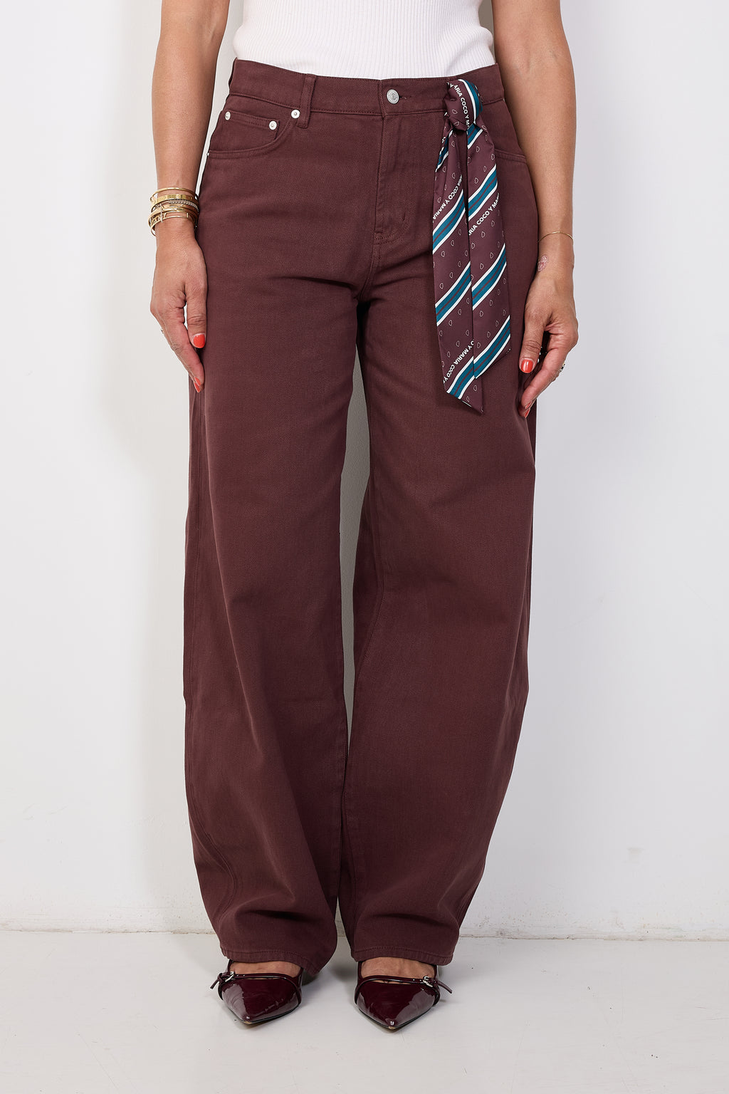 Otilia denim brown