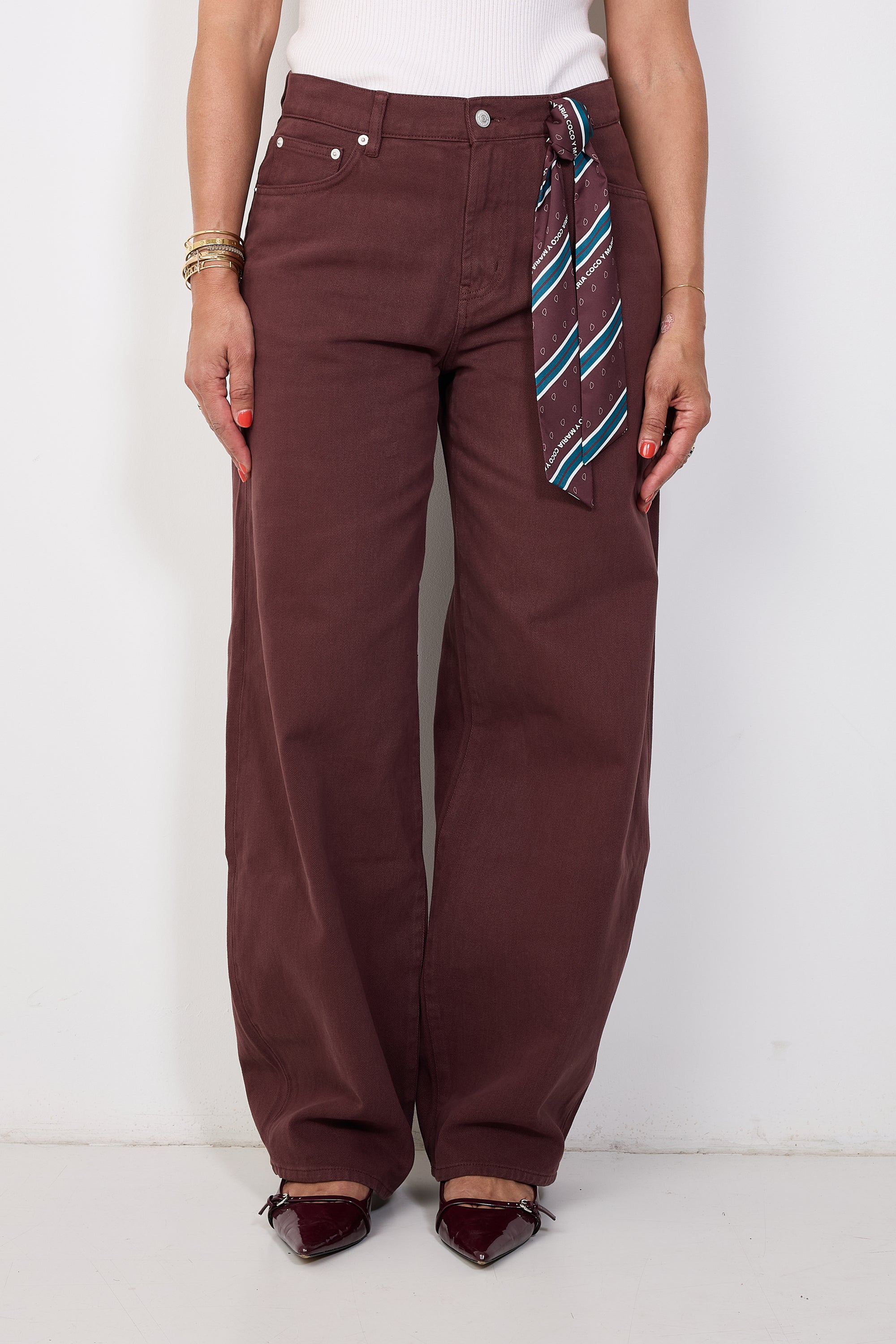 Otilia denim brown