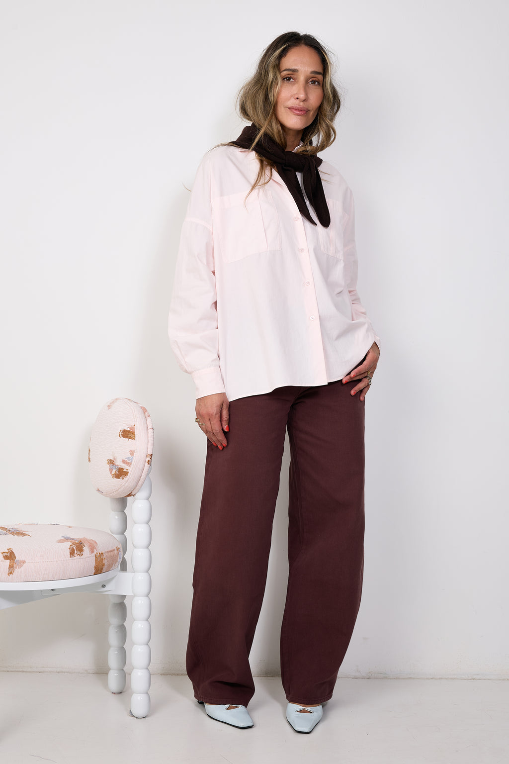 Otilia denim brown