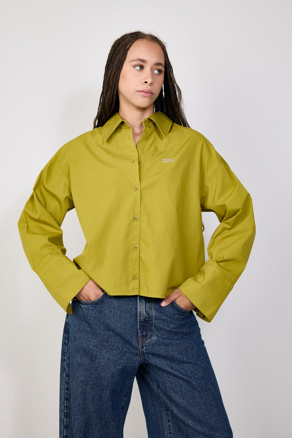 La camisa pistachio
