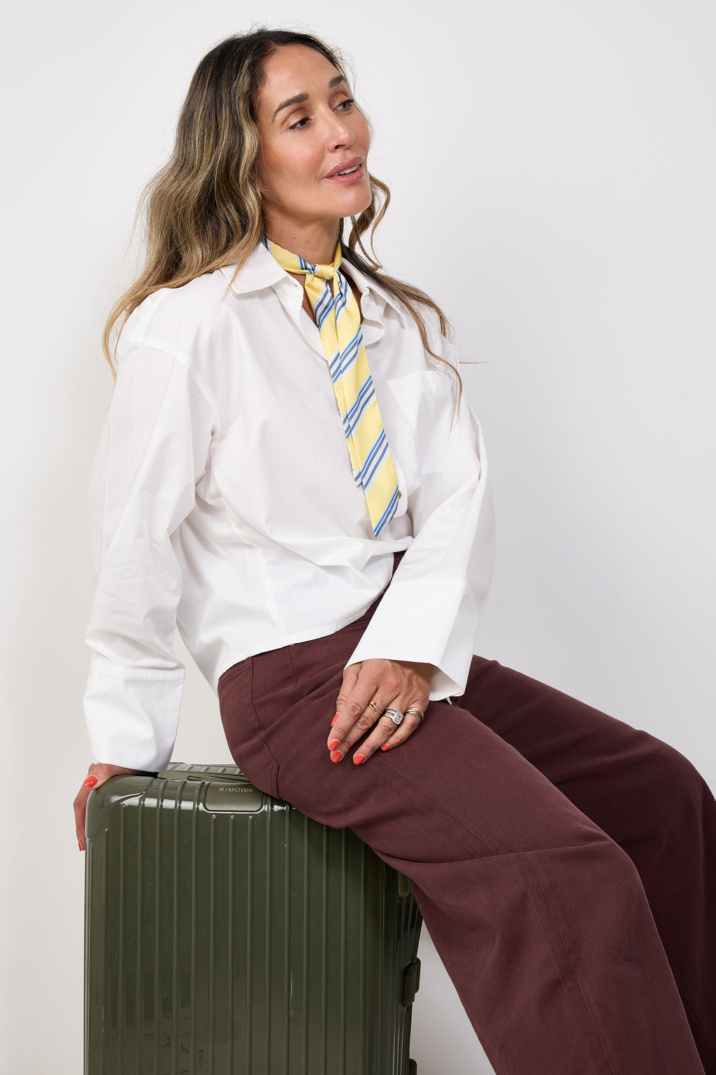 La camisa white