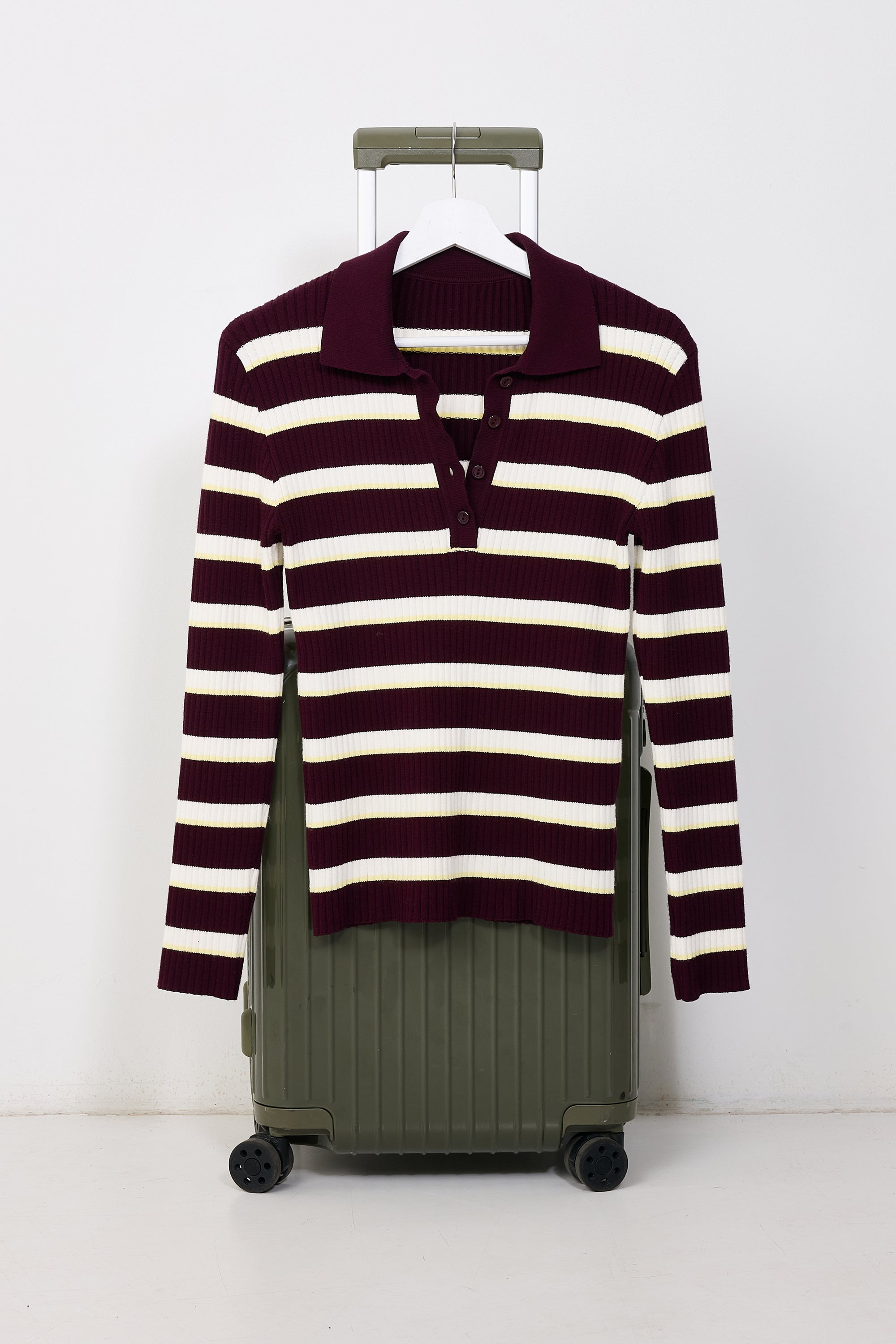 Lemonie polo bordeaux lemon