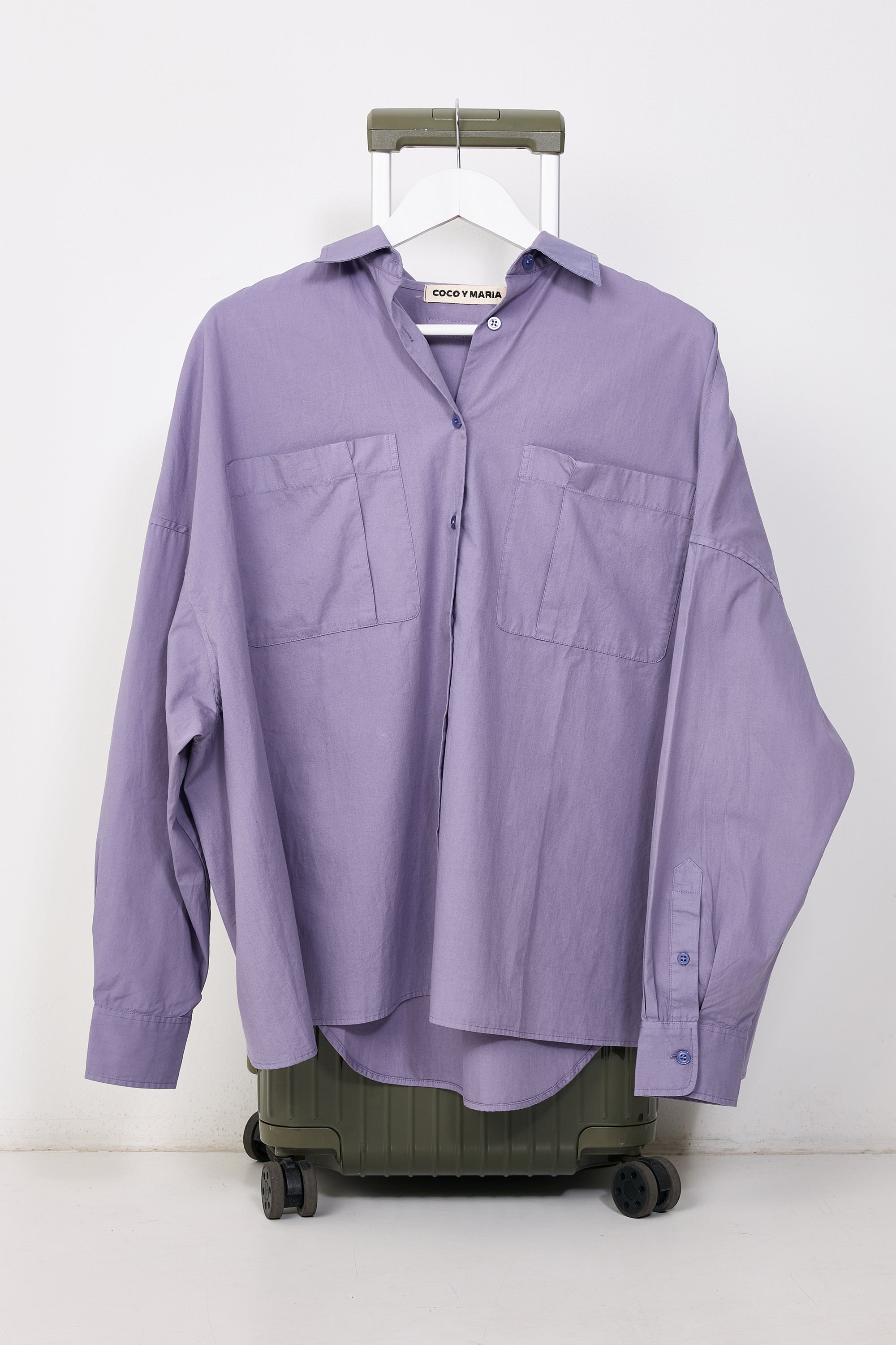 Elena shirt purple
