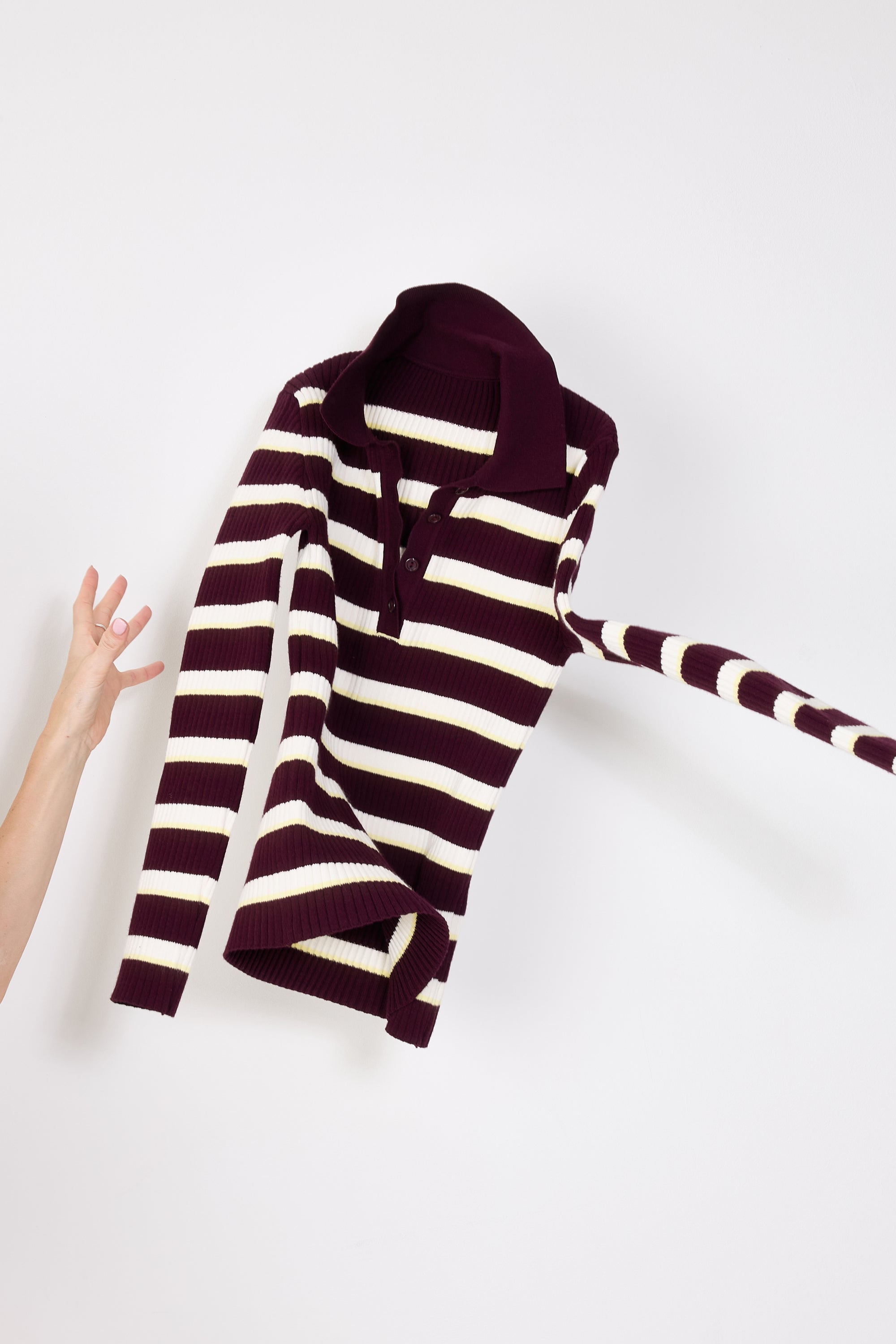 Lemonie polo bordeaux lemon
