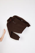 Coco polo knit brown