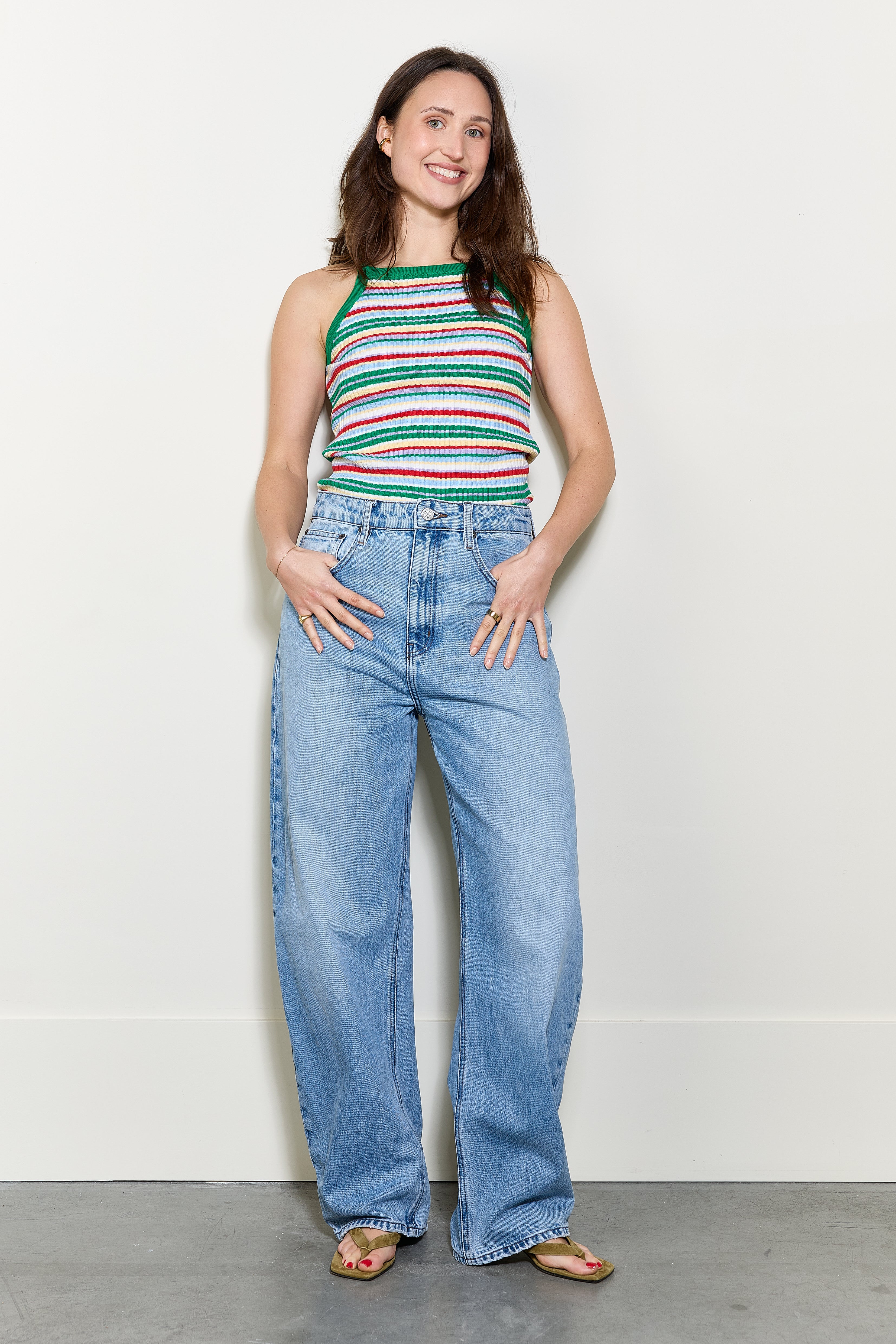 Sofia Multicolor Striped Top