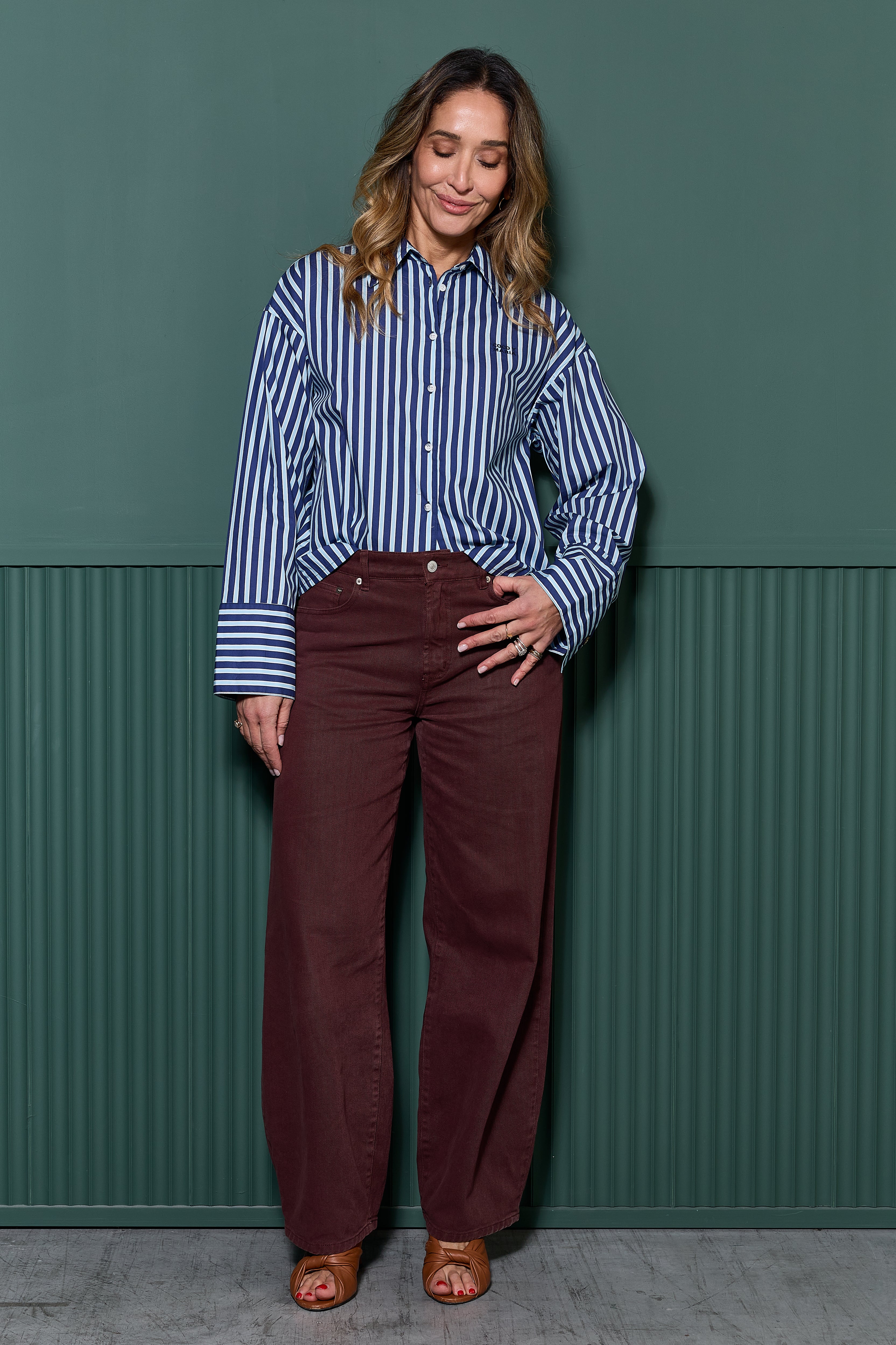La Camisa Classic Blue Stripe