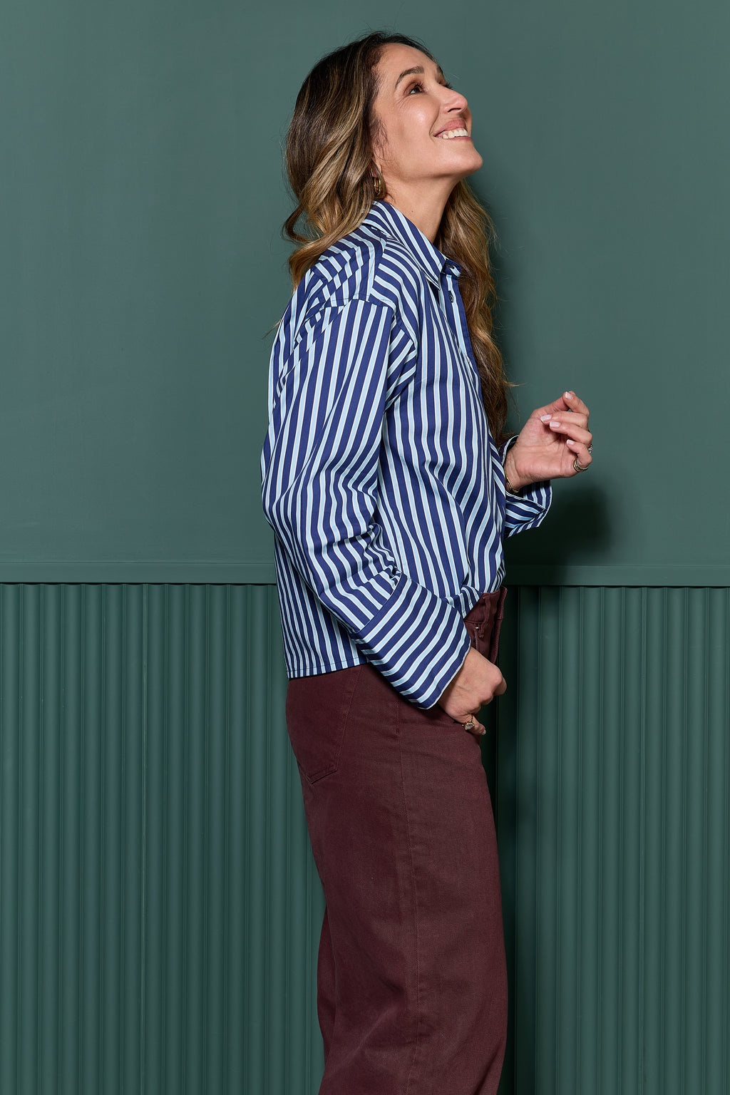 La Camisa Classic Blue Stripe
