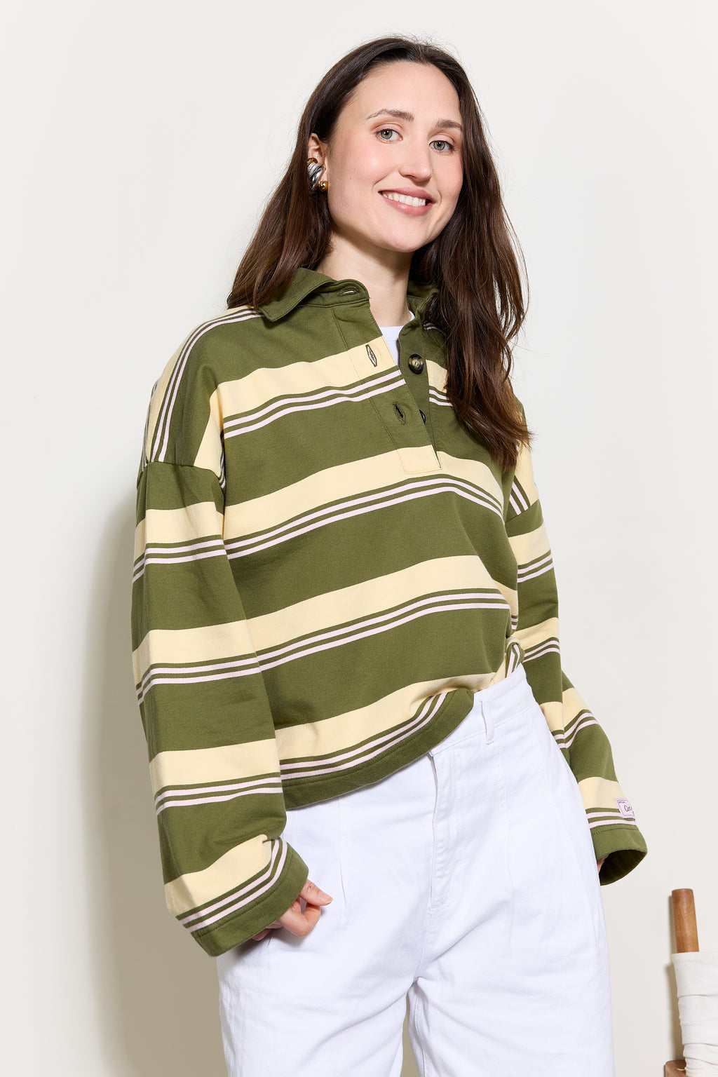Coco Polo Khaki Stripe