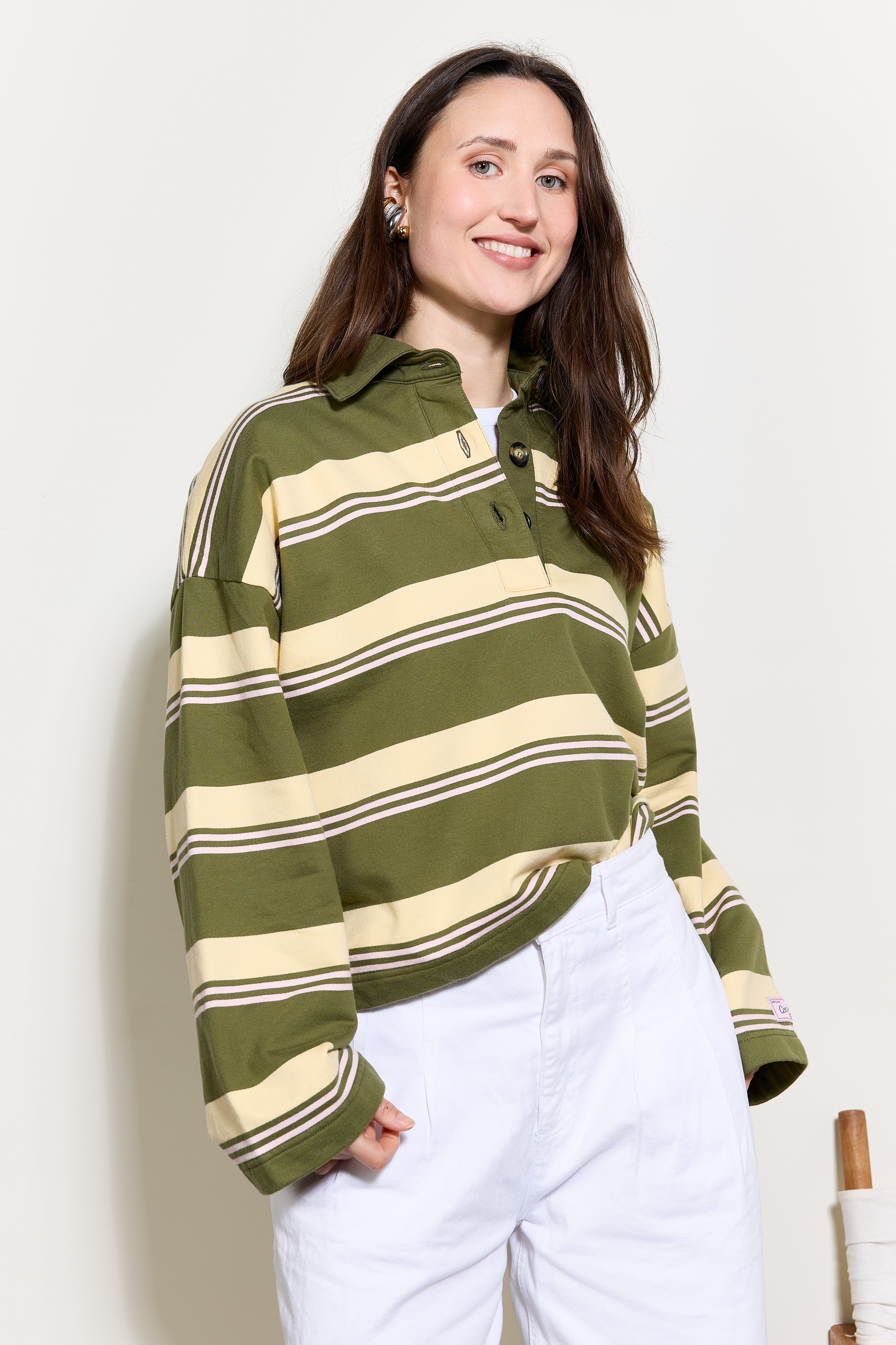 Coco Polo Khaki Stripe
