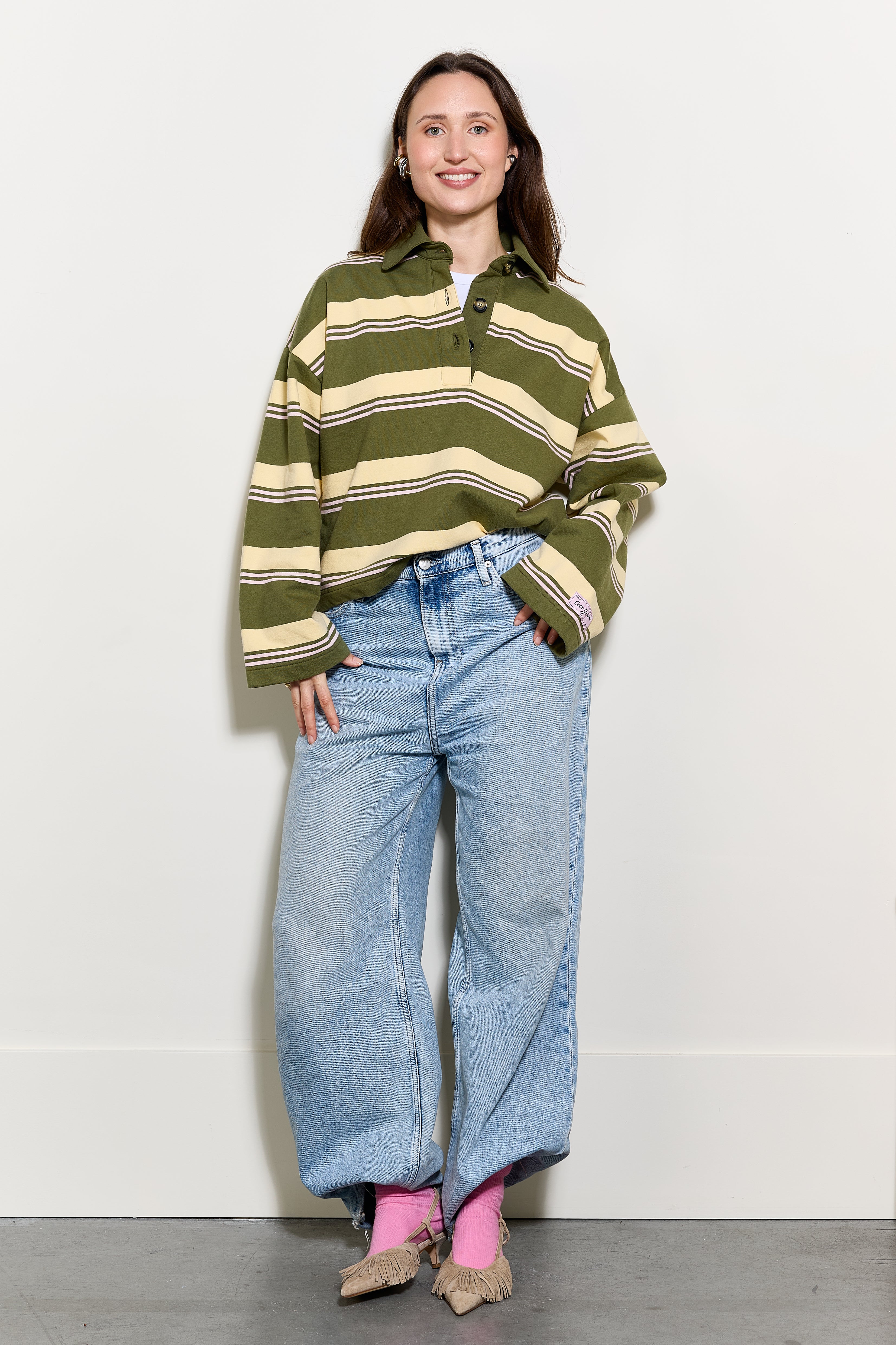 Coco Polo Khaki Stripe