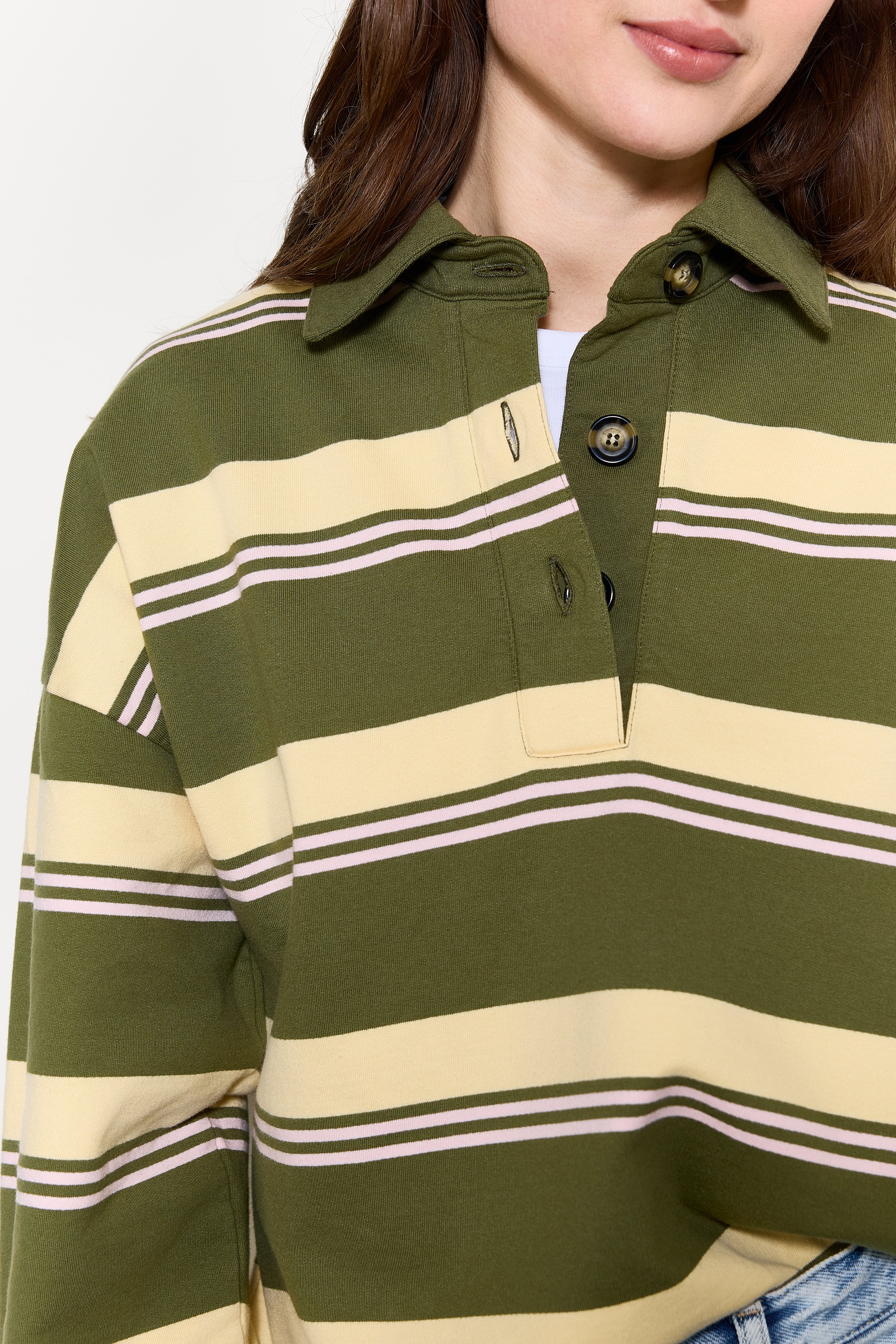Coco Polo Khaki Stripe