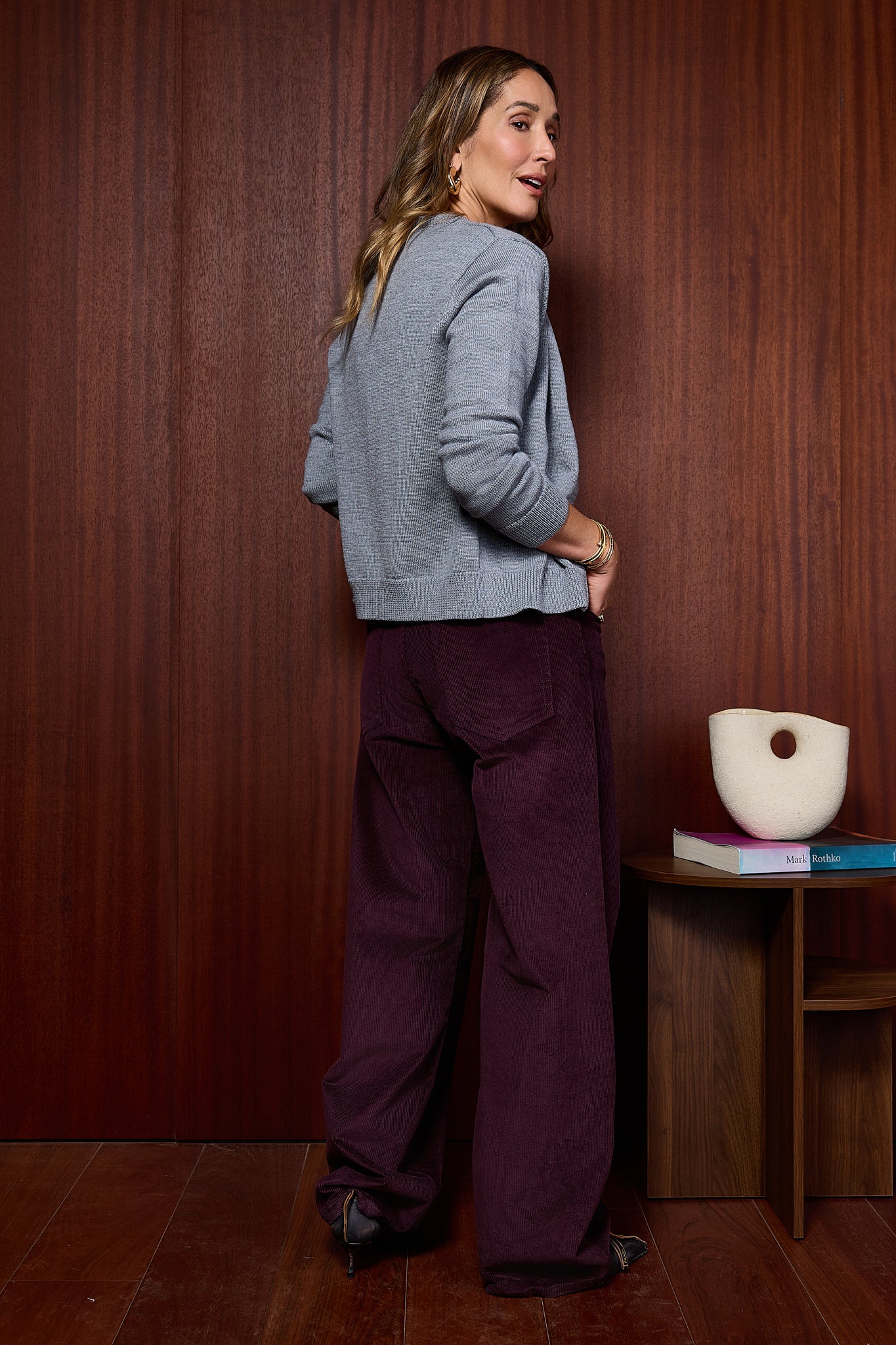 GILDA CARDIGAN GREY MELANGE YELLOW