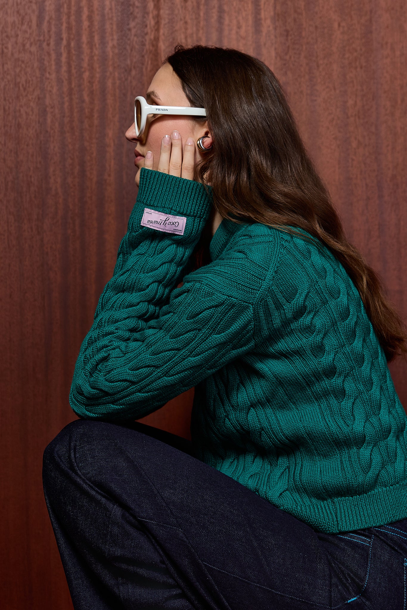 JANE KNIT GREEN