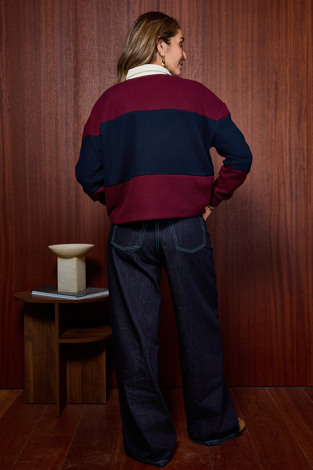 COCO POLO NAVY BURGUNDY