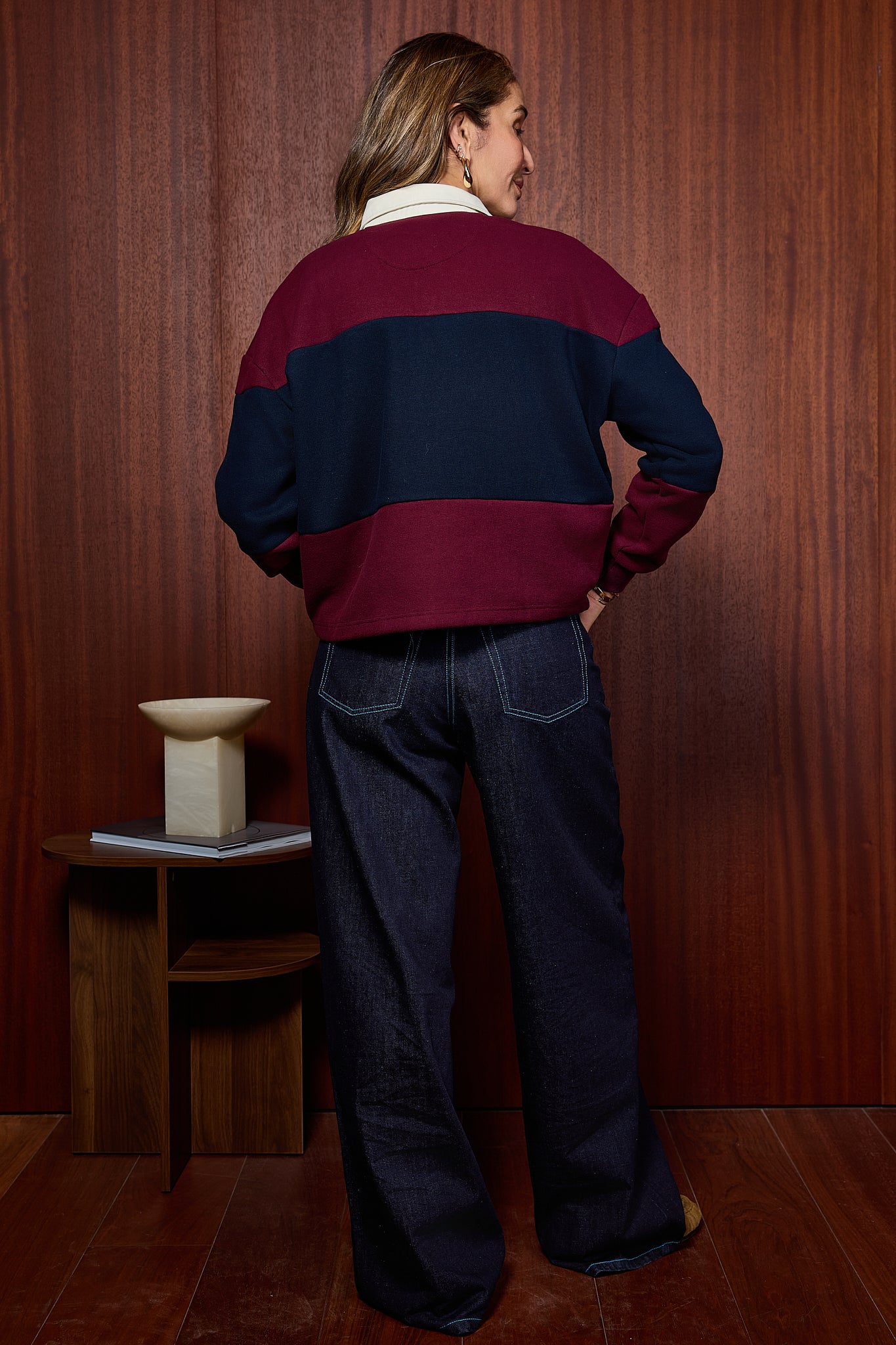 COCO POLO NAVY BURGUNDY