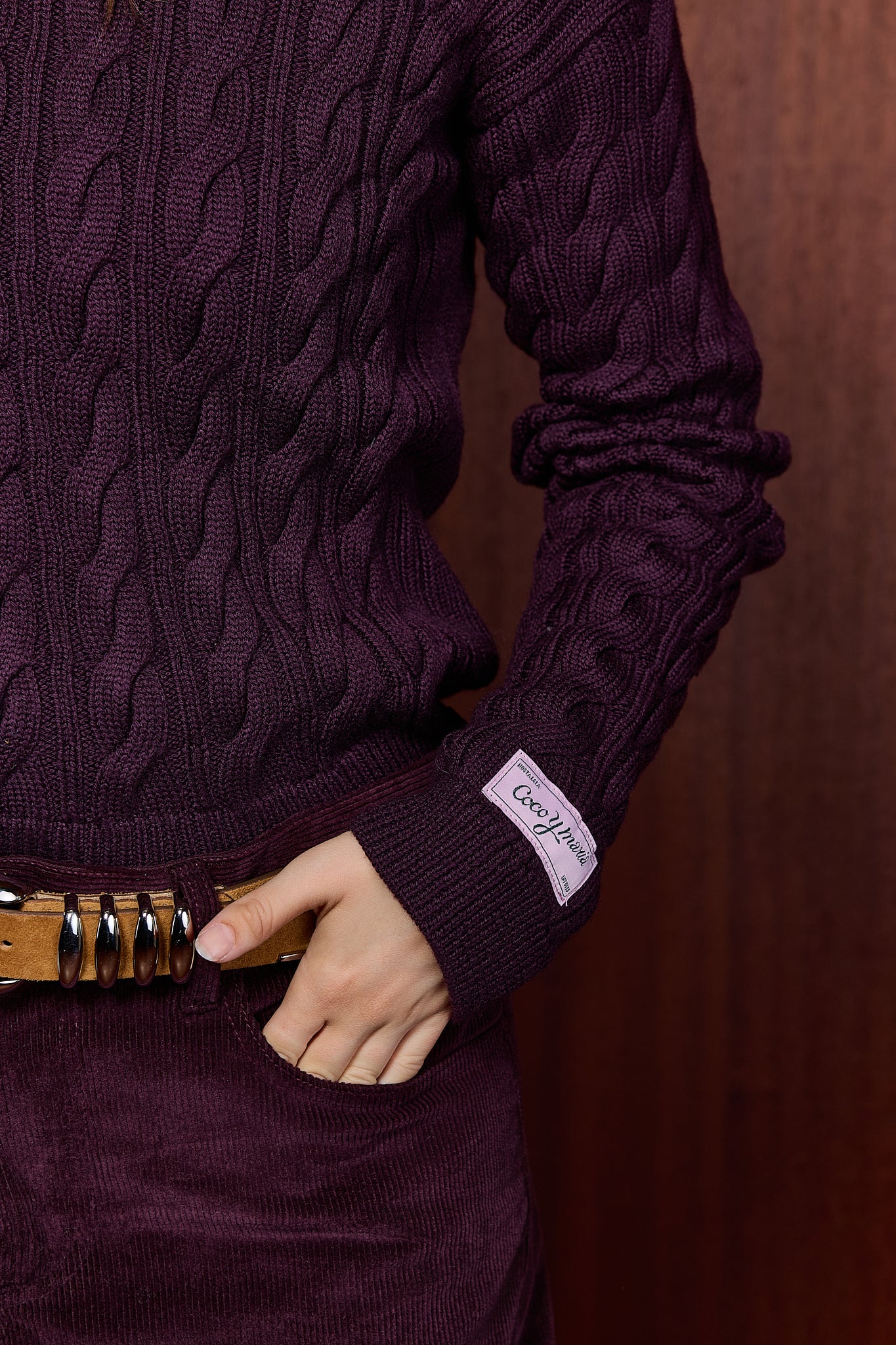 JANE KNIT BURGUNDY