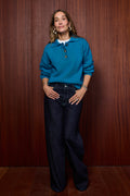 COCO POLO KNIT TURQUOISE