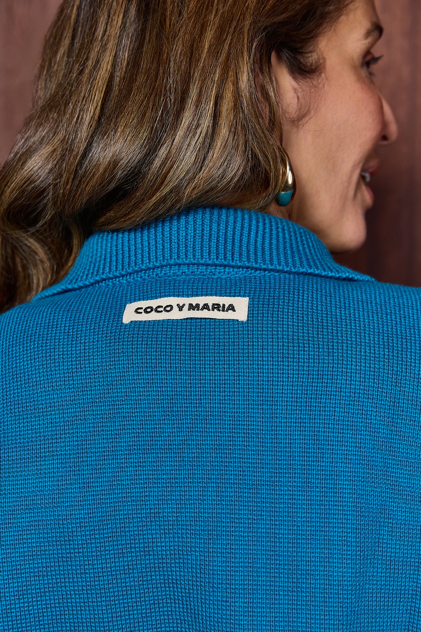 COCO POLO KNIT TURQUOISE