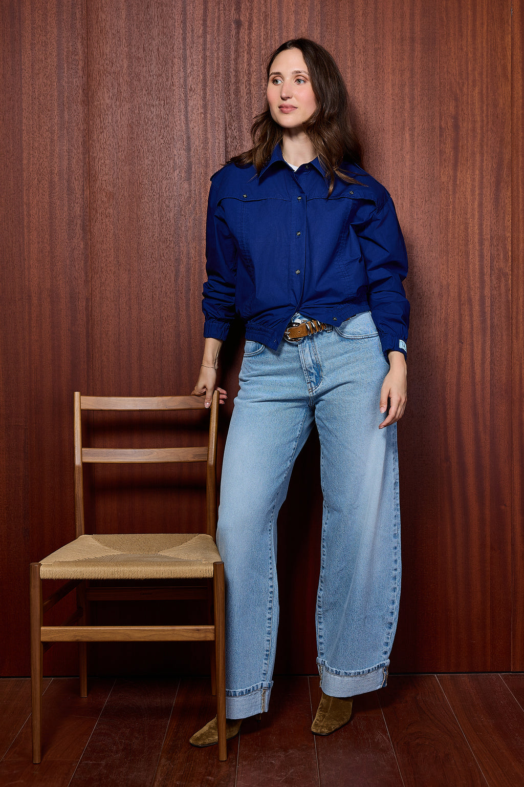 LA CAMISA PALMA BLUE