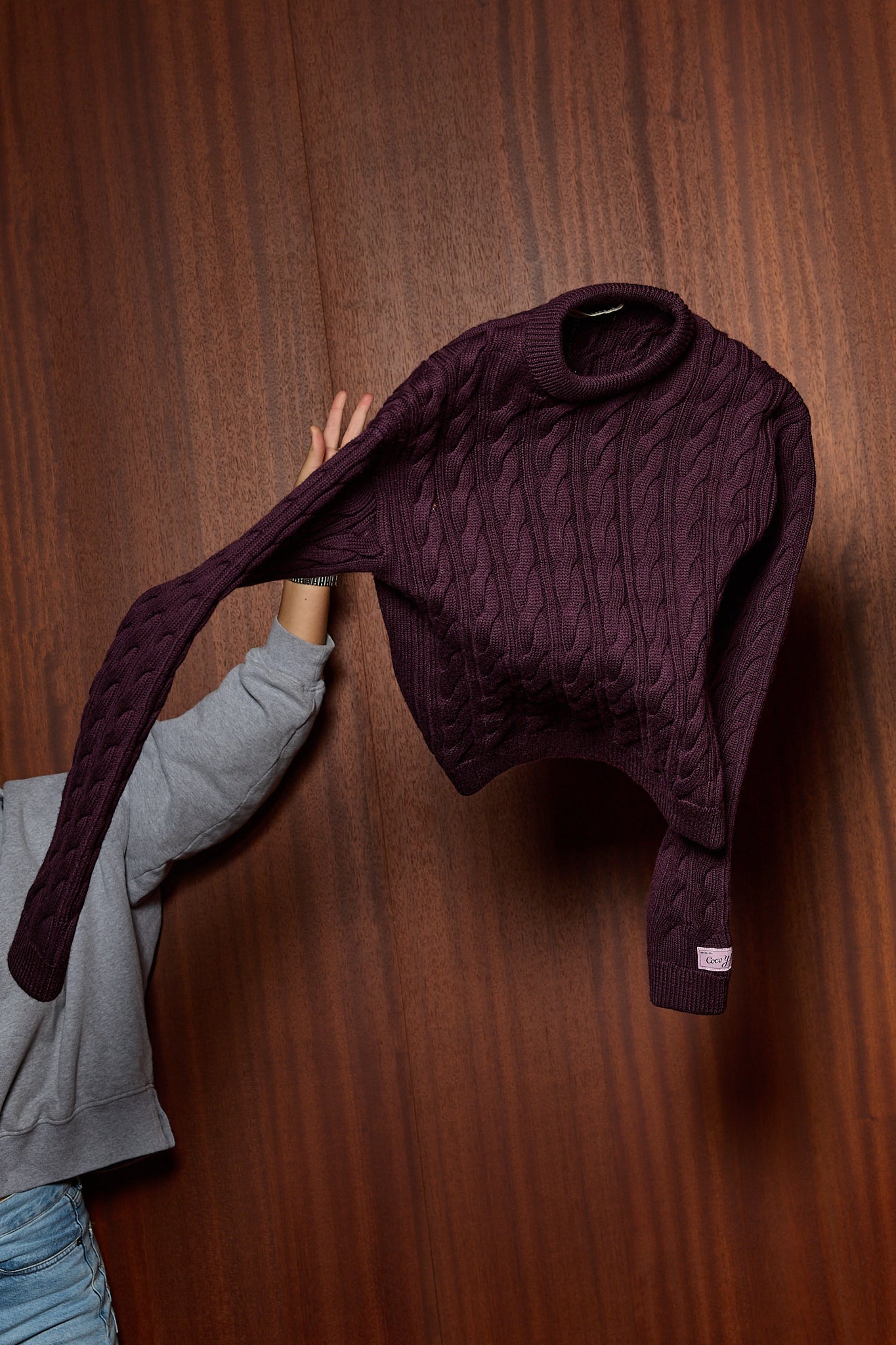 JANE KNIT BURGUNDY