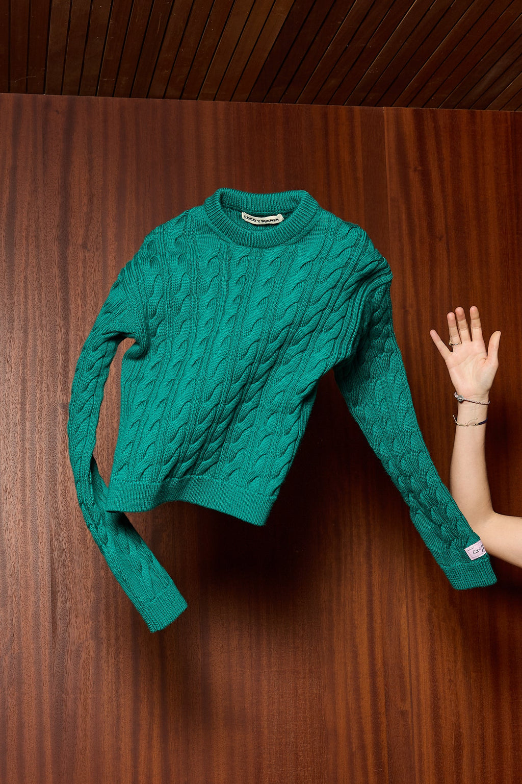 JANE KNIT GREEN