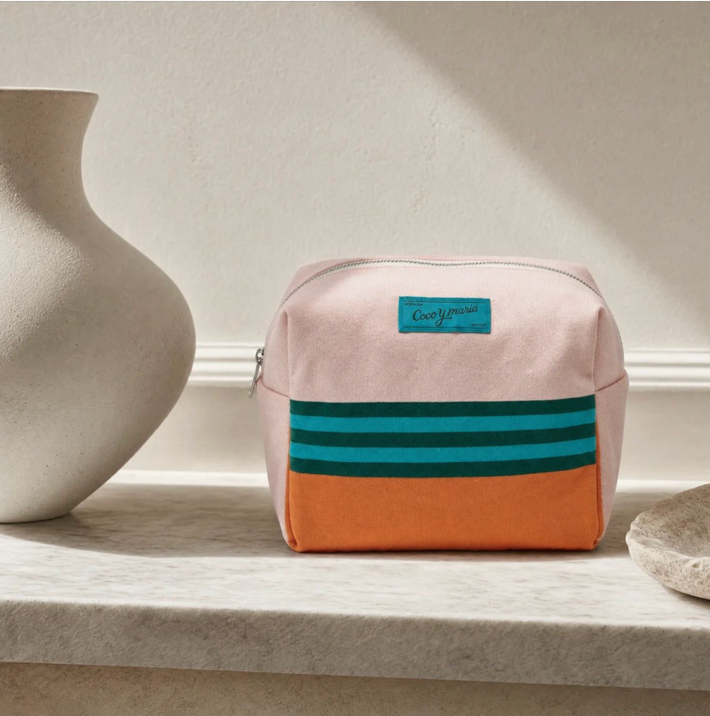 BANDITA MAKE-UP BAG Pink Orange